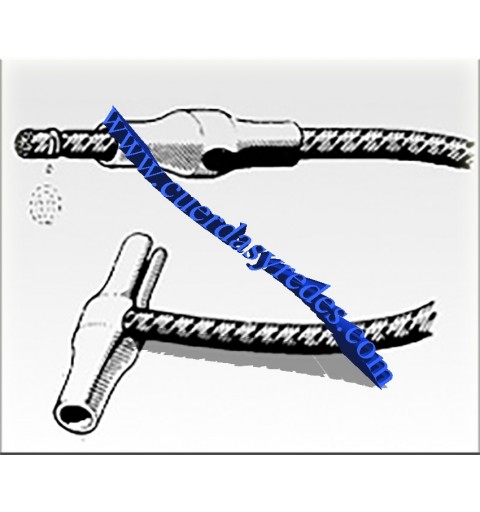 Clip de fijacion para cabo elastico 6 mm.