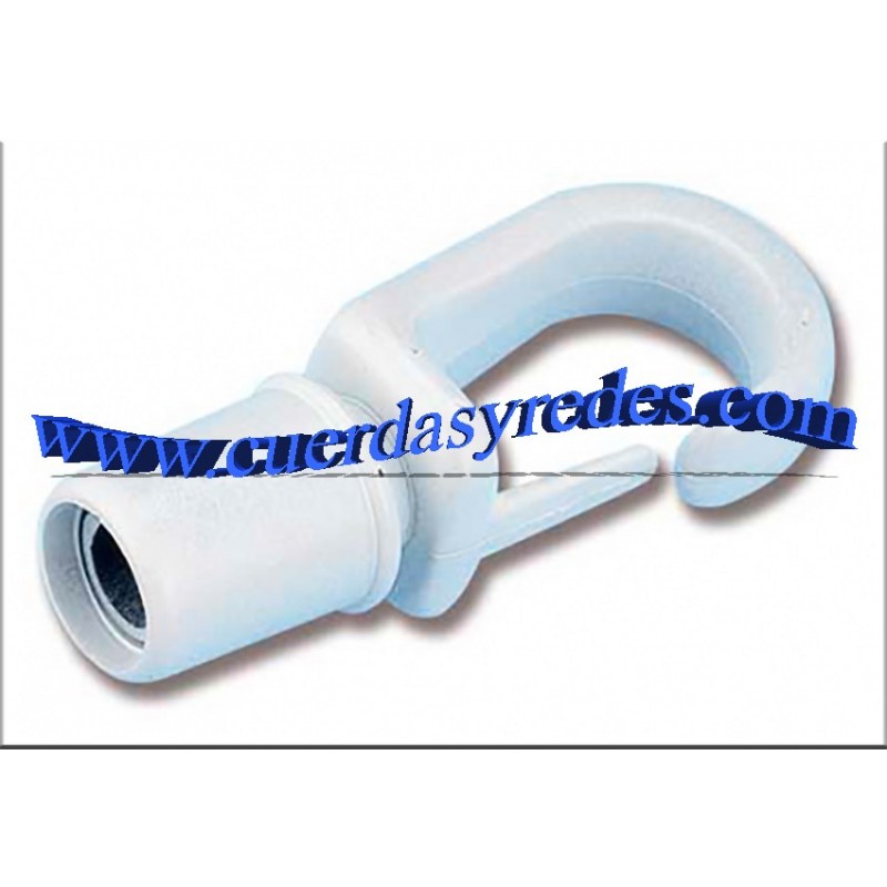 Gancho con cierre 8 mm.