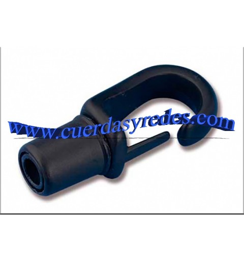 Gancho con cierre 8 mm.