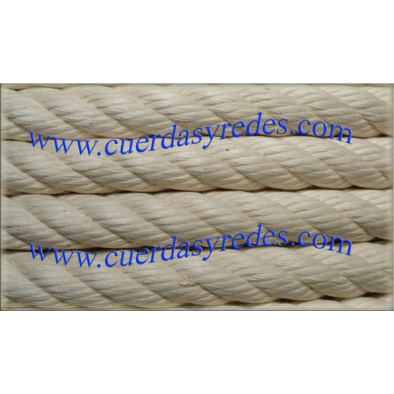 Cuerda 22 mm.100 mts. Crudo