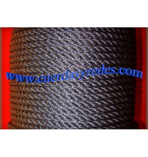 Cuerda 18 mm.100 mts. Negra