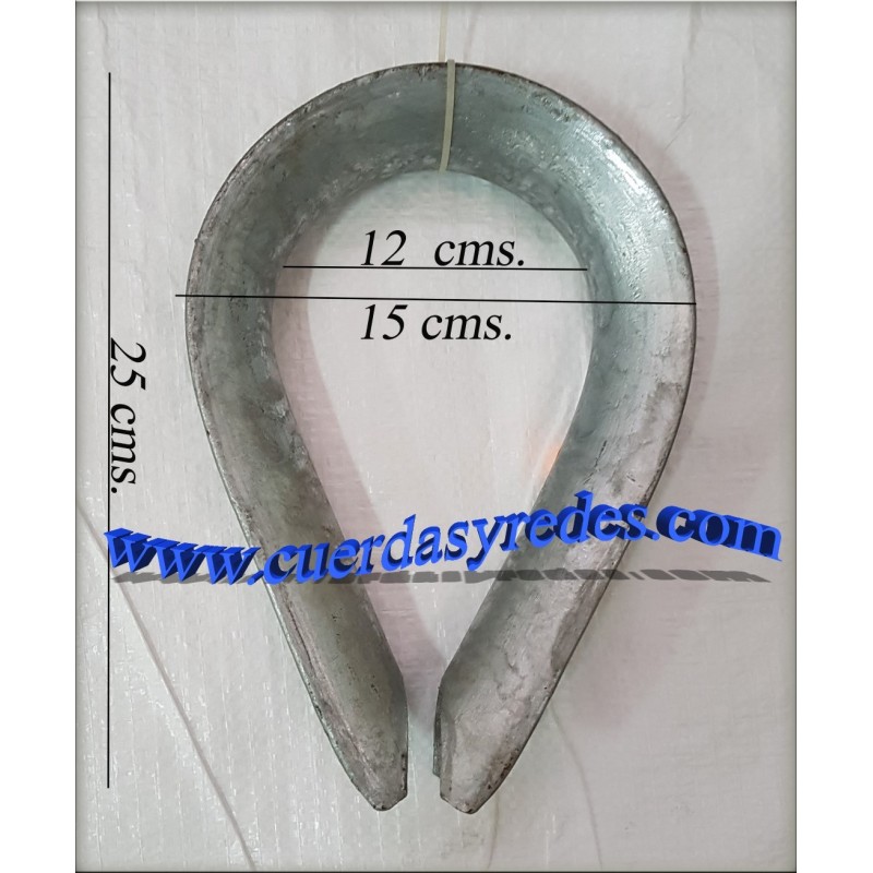 Guardacabos Galvanizado 38 mm.