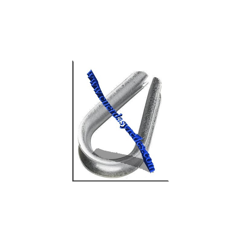 Guardacabos Galvanizado 30-32 mm.