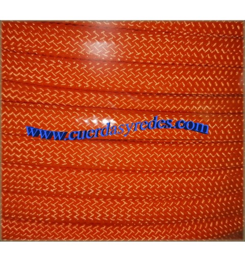 Cordon trenz.12 mm.100 mts. Colores Fluor