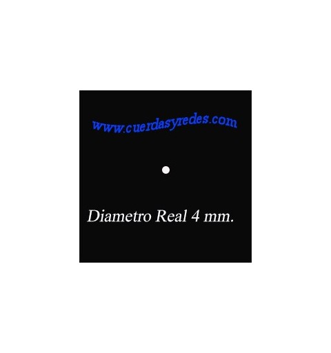 Cuerda Trenzada Elastica 4 mm.