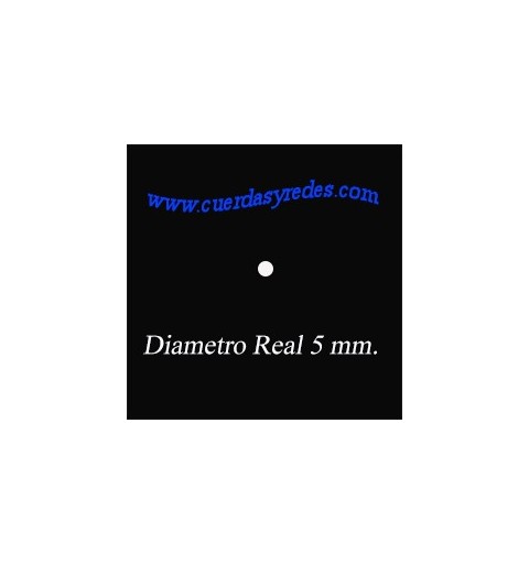 Granete Poliester 5 mm. Blanco